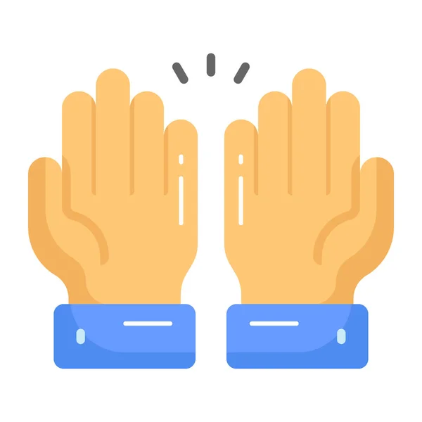 Προσευχή Χέρια Διάνυσμα Σχεδιασμό Μοντέρνο Στυλ Εύκολο Στη Χρήση Εικονίδιο — Διανυσματικό Αρχείο