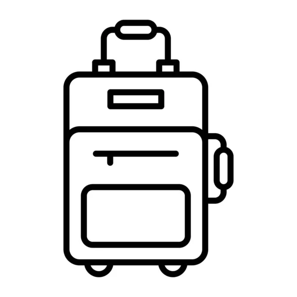 Traveling Bag Vector Design Premium Εικονίδιο Αποσκευών Επεξεργάσιμο Στυλ — Διανυσματικό Αρχείο