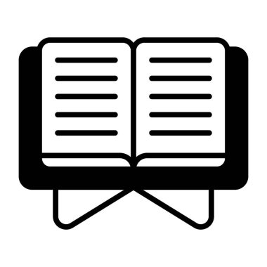 Kutsal Kuran vektör tasarımı, İslam kitabının modern simgesi.