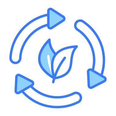 Moda tarzında Gaia 'nın güzel tasarım simgesi, dünya vektörünü, dünya ikonu tasarımı