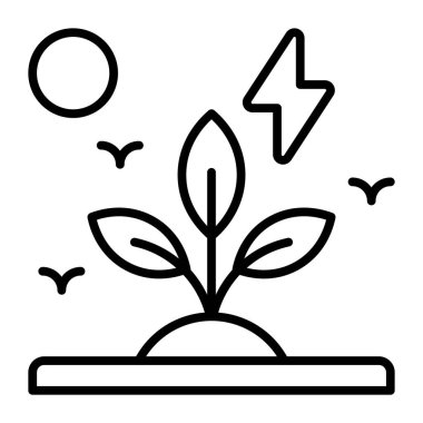 Güzel tasarlanmış yeşil enerji vektörü, beyaz arkaplanda izole edilmiş iyi tasarlanmış bir eko enerji ikonu.