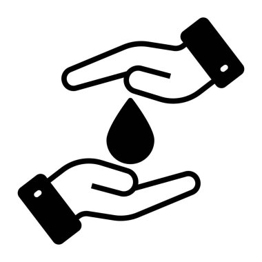 Su damlası, su ikonunu gösteriyor modern tarzda tasarruf, vektör kullanımı kolay, dünya günü simgesi