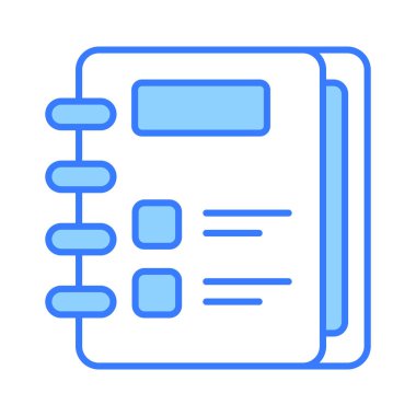 Klasik bir kapak ve sayfa içeren bir fotoğraf albümü simgesi, anıları, nostaljiyi temsil eden ve değer verilmesi gereken anları koruyan