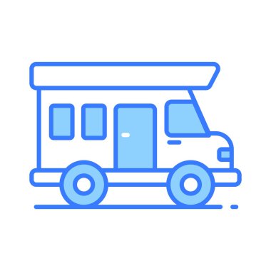 Bu muhteşem otobüs vektörünü modern tarzda, verimli ve uygun bir şekilde kavra.