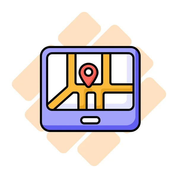 Check Beautiful Icon Gps Device Editable Style Easy Use Icon — Stock Vector