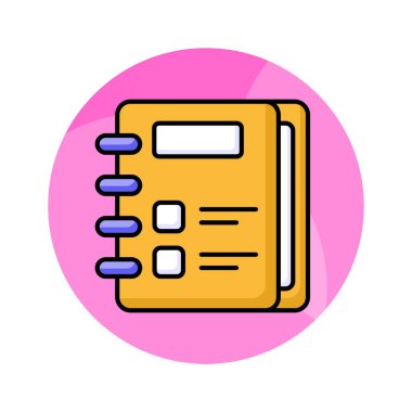 Klasik bir kapak ve sayfa içeren bir fotoğraf albümü simgesi, anıları, nostaljiyi temsil eden ve değer verilmesi gereken anları koruyan