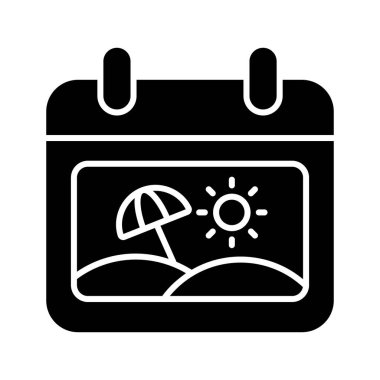 Seyahat takvimi çizelgesi modern biçim, planlayıcı vektör tasarımı