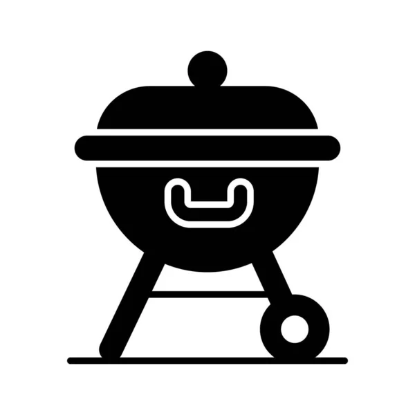 Design Vectoriel Barbecue Bbq Étonnant Dans Style Moderne Icône Facile — Image vectorielle