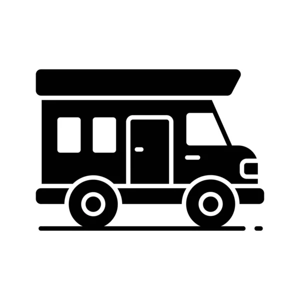 Grab Ten Niesamowity Wektor Autobusu Nowoczesnym Stylu Efektywny Wygodny Transport — Wektor stockowy