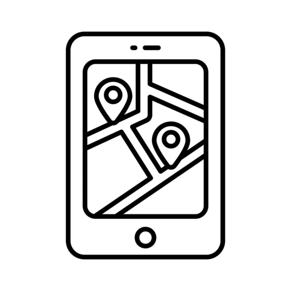 Conception Vecteur Navigation Mobile Dans Style Moderne Icône Facile Utiliser — Image vectorielle