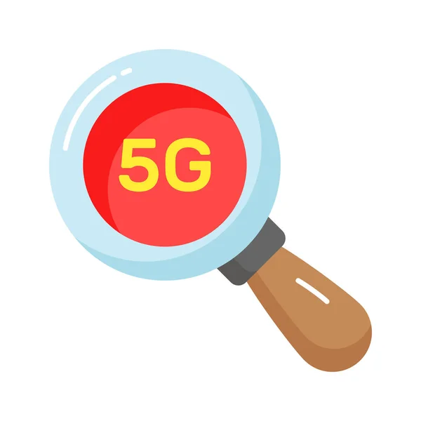 5G网络技术搜索向量 高级图标准备使用 — 图库矢量图片