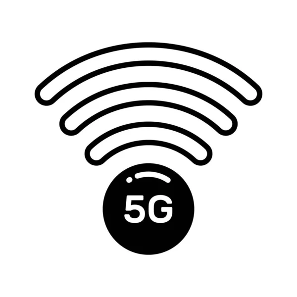 5G网络技术信号矢量设计时尚风格 可随时使用 — 图库矢量图片