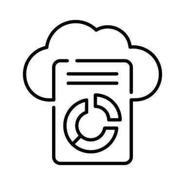 Modern tarzda inanılmaz bir bulut ikonu, bizim için kolay.