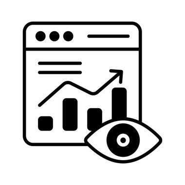 Beyaz arkaplanda izole edilmiş bu güzel tasarlanmış veri izleme vektörünü kontrol et