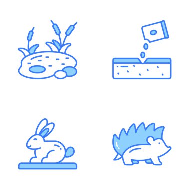 Bu güzel tasarlanmış bahar vektörlerini, çiftçiliği, bahçıvanlığı ve tarım simgelerini kontrol edin