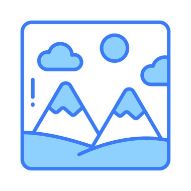 Tepe istasyonu beyaz arkaplanda izole edilmiş simge kullanmaya hazır