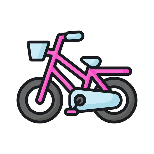 现代风格的自行车图标设计 踏板式自行车矢量设计 — 图库矢量图片