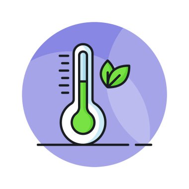 Modern tarzda eko sıcaklığın bu güzel tasarlanmış vektörünü kontrol edin