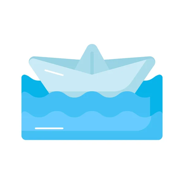 Werfen Sie Einen Blick Auf Diese Erstaunliche Vektor Von Papierboot — Stockvektor