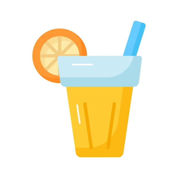 Agarre Este Ícone Incrível Limonada Estilo Editável Bebida Verão — Vetor de Stock