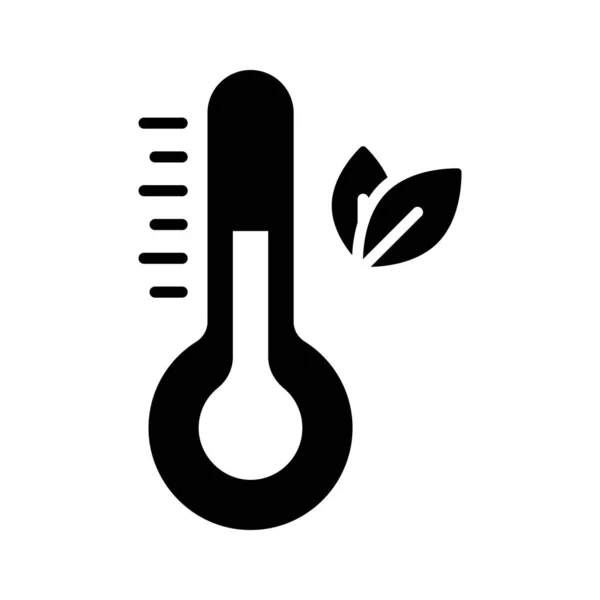 Zkontrolujte Tento Krásně Navržený Vektor Ekologické Teploty Moderním Stylu — Stockový vektor