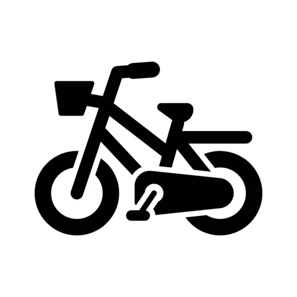 现代风格的自行车图标设计 踏板式自行车矢量设计 — 图库矢量图片