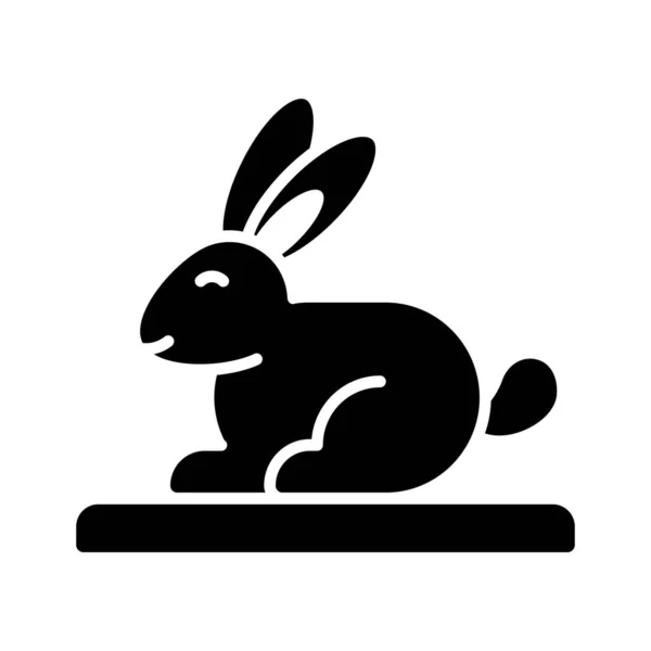 Хорошо Оформленная Икона Кролика Концептуальная Икона Домашнего Животного Стиле Trendy — стоковый вектор