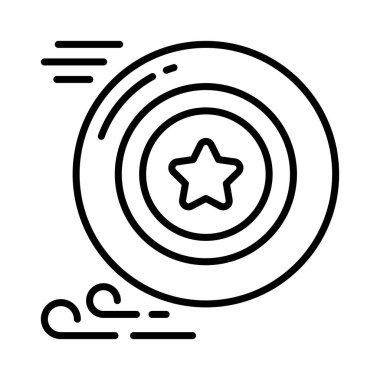 Bu güzel tasarlanmış frizbi vektörünü modern tarzda yakalayın, simge kullanmaya hazır