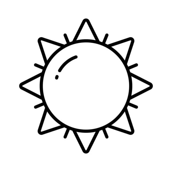 Chwyć Niesamowitą Ikonę Słońca Edytowalny Wschód Słońca Modnym Stylu — Wektor stockowy