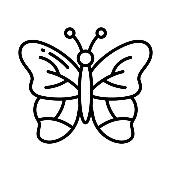 Sprawdź Pięknie Zaprojektowaną Ikonę Motyla Łatwy Użyciu Pobierz — Wektor stockowy