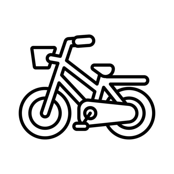Kerékpár Ikon Design Modern Stílusban Pedál Kerékpár Vektor Design — Stock Vector