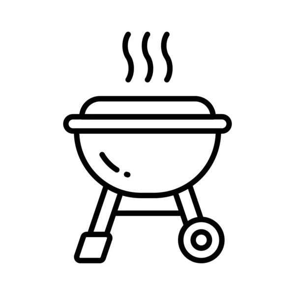 Design Vectoriel Barbecue Bbq Étonnant Dans Style Moderne Icône Facile — Image vectorielle