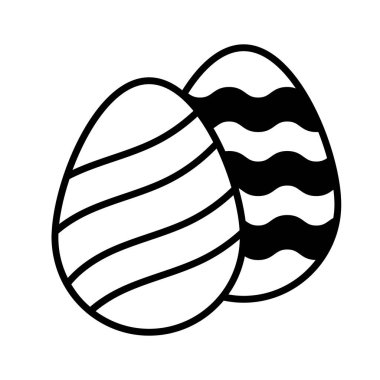 Moda tarzında dekoratif yumurtaların güzel tasarlanmış bir simgesi. Kullanımı kolay.