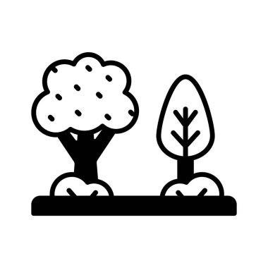 Bu güzel tasarlanmış bahar sahnesi simgesini düzenlenebilir biçiminde işaretleyin, simge kullanmaya hazır