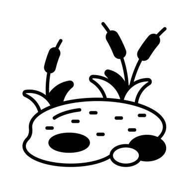 Düzenlenebilir biçimdeki pon 'un görsel olarak mükemmel simgesi, kullanmaya ve indirmeye hazır