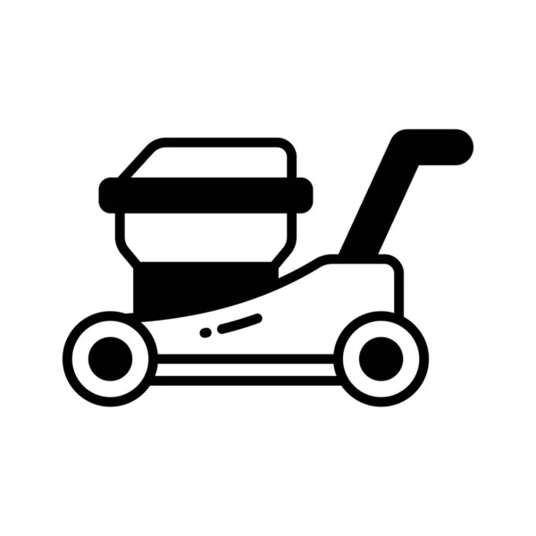 Check Beautifully Designed Vector Lawnmower Trendy Style — Stock Vector