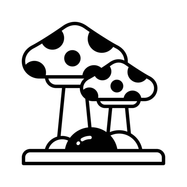 Have Look Amazing Icon Mushroom Oyster Mushroom Modern Style — Stock Vector