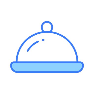 Gıda servis vektör tasarımı modern tarzda, saat simgesi kullanımı ve indirilmesi kolay