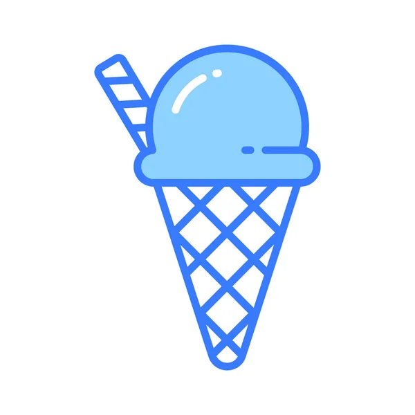 近代的なスタイルでアイスクリームカップ 使用し ダウンロードする準備ができて — ストックベクタ