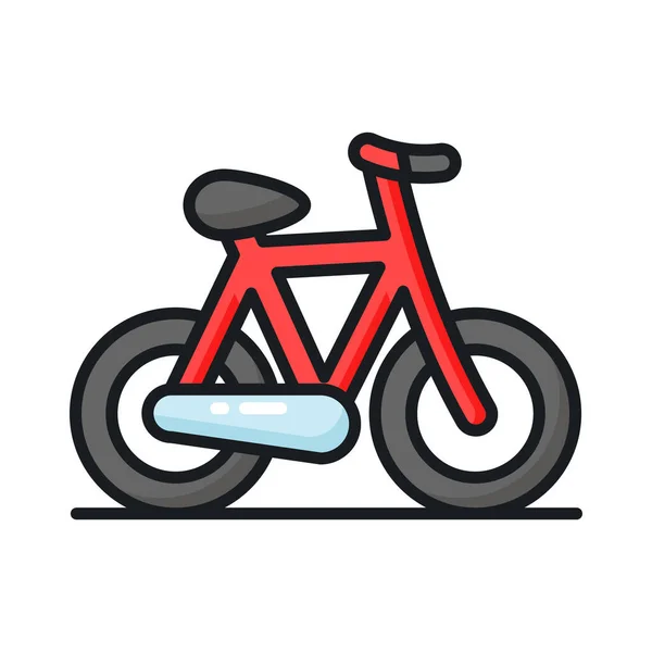 Bicicletta Icona Design Stile Moderno Pedale Bike Vector Design — Vettoriale Stock