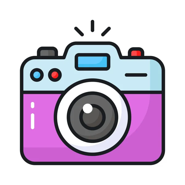 Camera Vector Design Modern Trendy Style Photography Device Icon — Stock Vector