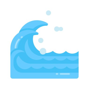 Şu inanılmaz okyanus dalgalanmaları vektörüne bir bakın, düzenlenebilir tasarım.