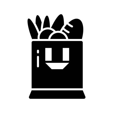 Market çantasının bu muhteşem taşıyıcısını modern tarzda tutun, premium simge