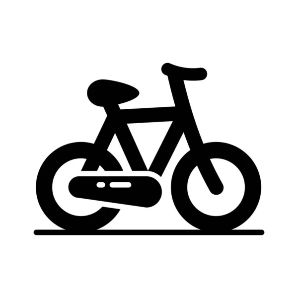 Design Der Fahrrad Ikone Modernen Stil Tretfahrrad Vektor Design — Stockvektor