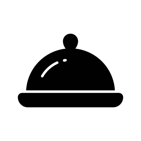 Food Service Vector Design Modern Style Cloche Icon Easy Use — Stock Vector