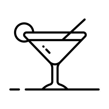 Yaz içkisinin konsept ikonunu gösteren limonlu bir bardak taze içecek.