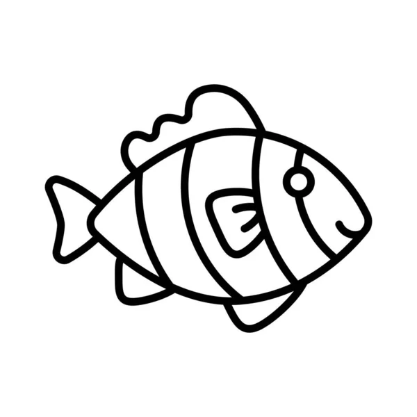 Позначте Цей Красиво Розроблений Значок Риби Простий Використанні Завантаженні — стоковий вектор
