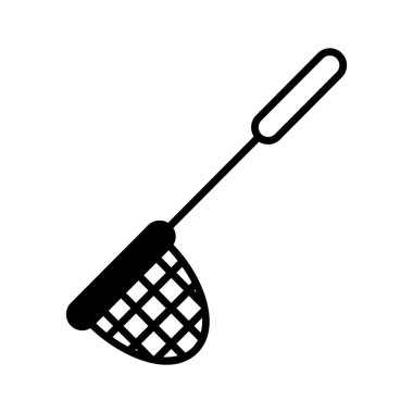 Modern tarzda beyaz arkaplanda izole edilmiş bir bilardo ağı simgesi