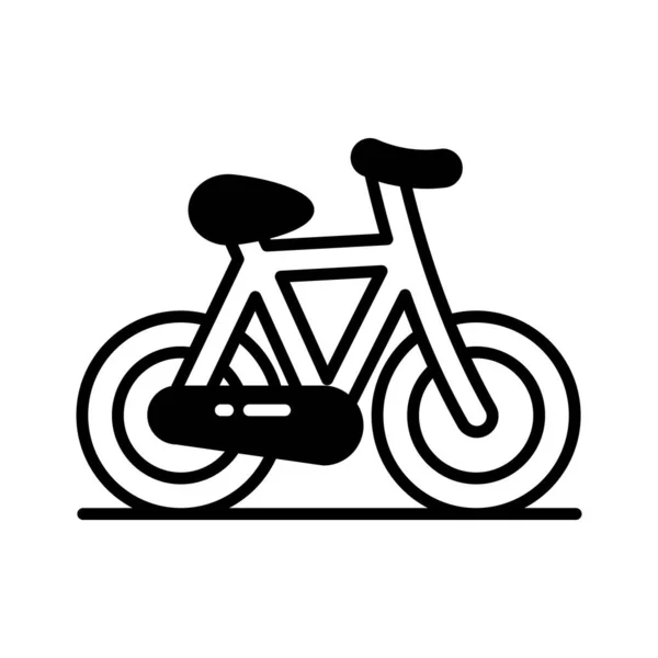 Design Der Fahrrad Ikone Modernen Stil Tretfahrrad Vektor Design — Stockvektor