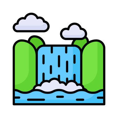 Niagara 'nın inanılmaz bir simgesi modern tarzda düşüyor, kullanması kolay.